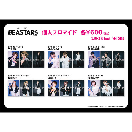Reading Musical「BEASTARS」episode1 個人ブロマイド（全10種）